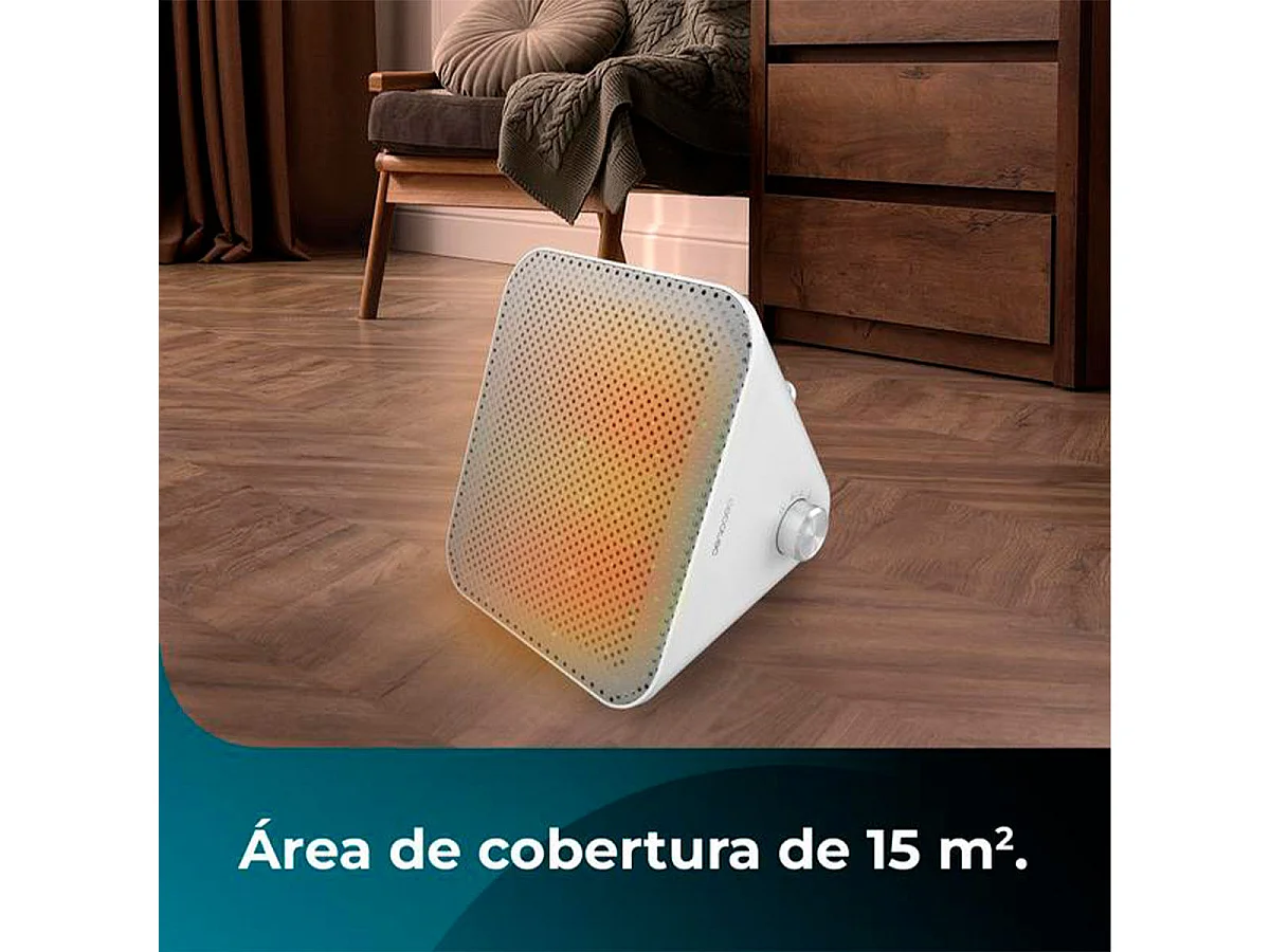 Calefactor cerámico Cecotec ReadyWarm 1500 Max Ceramic Design 1500W blanco
