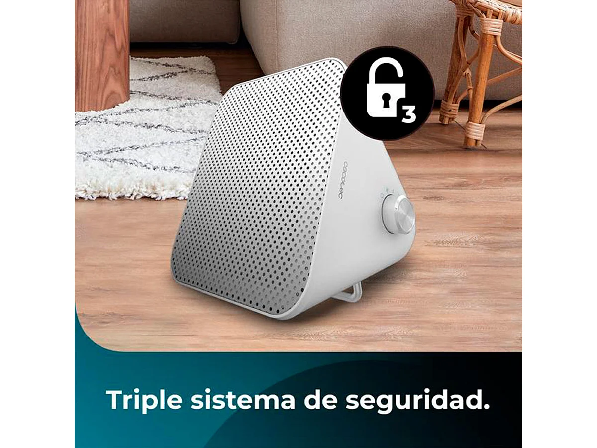 Calefactor cerámico Cecotec ReadyWarm 1500 Max Ceramic Design 1500W blanco