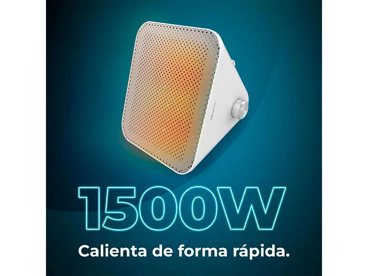Calefactor cerámico Cecotec ReadyWarm 1500 Max Ceramic Design 1500W blanco