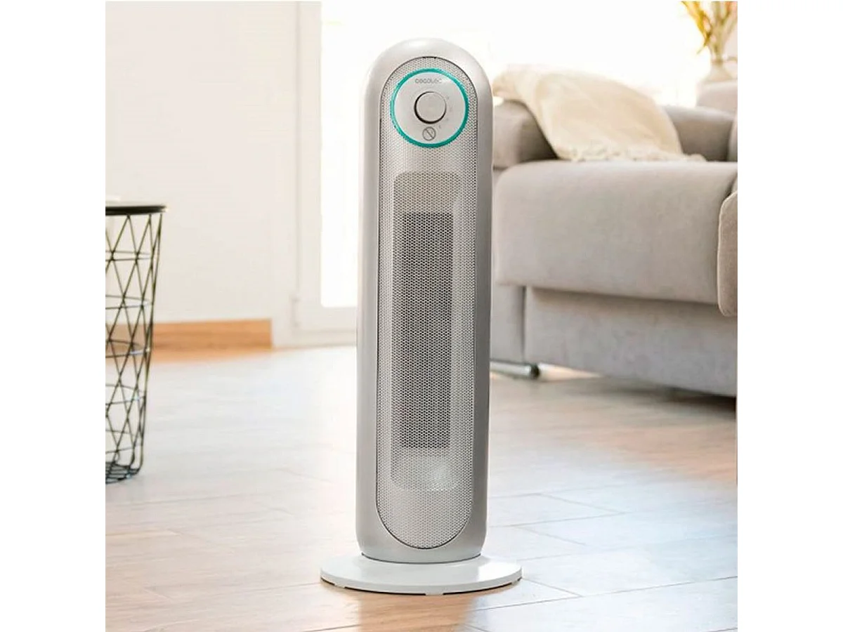 Calefactor cerámico Ready Warm 10050 Top Ceramic Pro Cecotec 2200W oscilante blanco