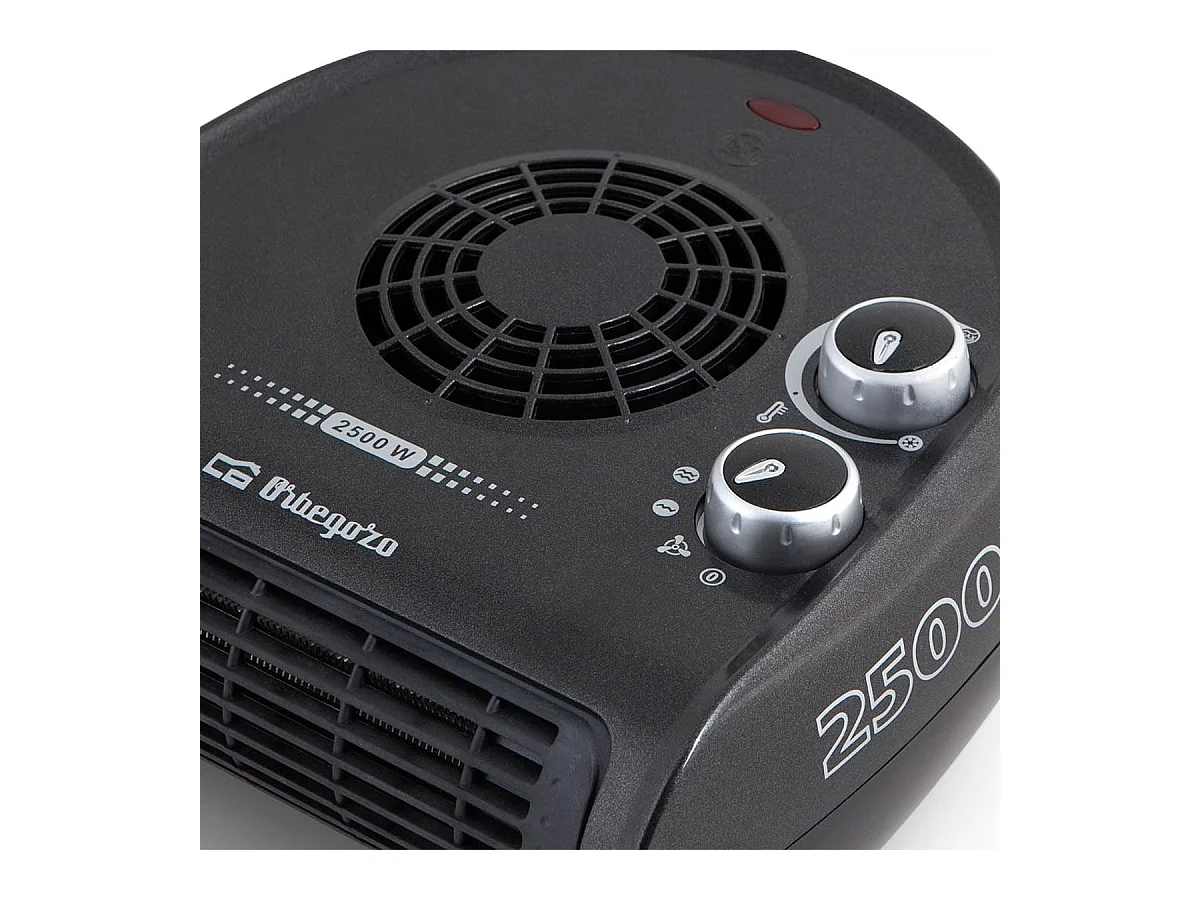 Calefactor ventilador Orbegozo FH 5032 2500W diseño horizontal negro