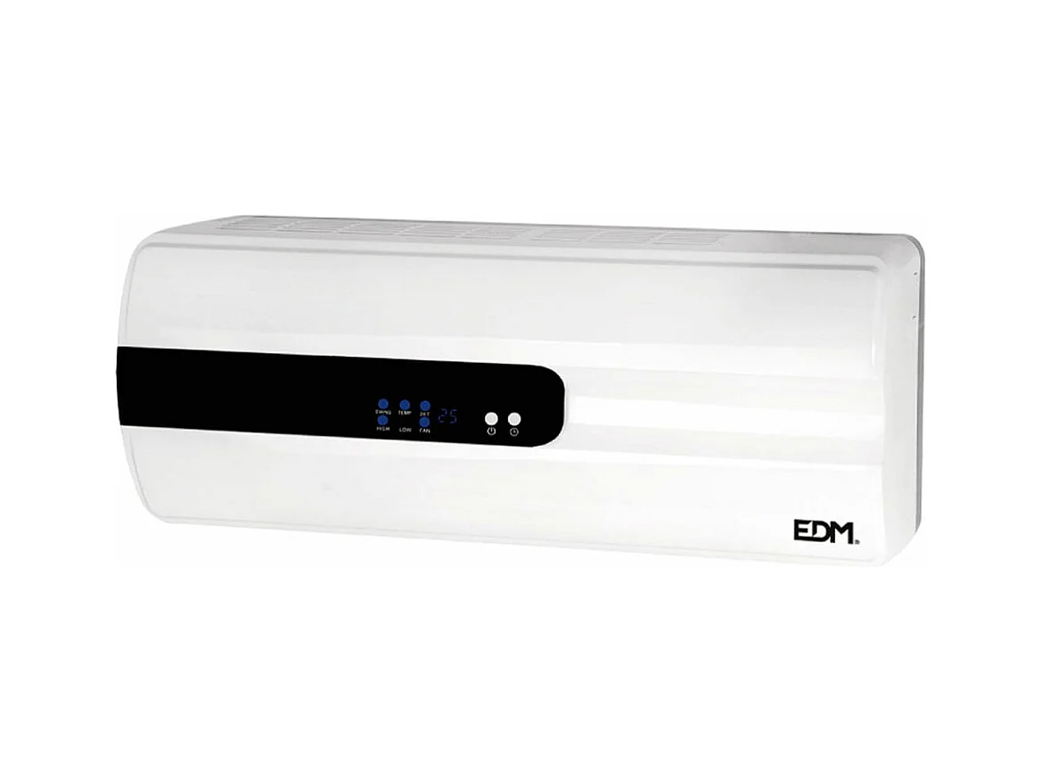 Calefactor split cerámico EDM 2000W mando a distancia blanco