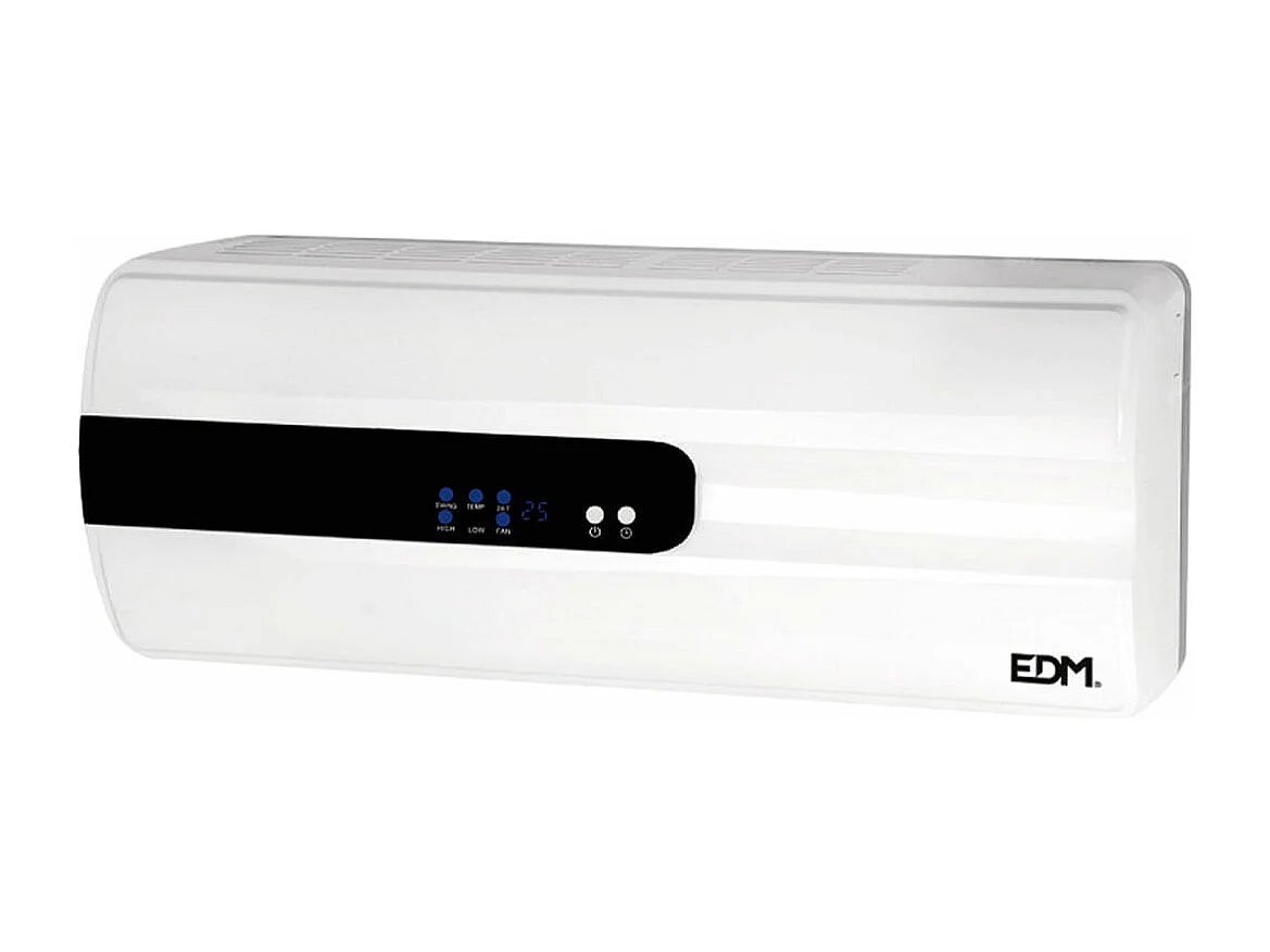Calefactor split cerámico EDM 2000W mando a distancia blanco