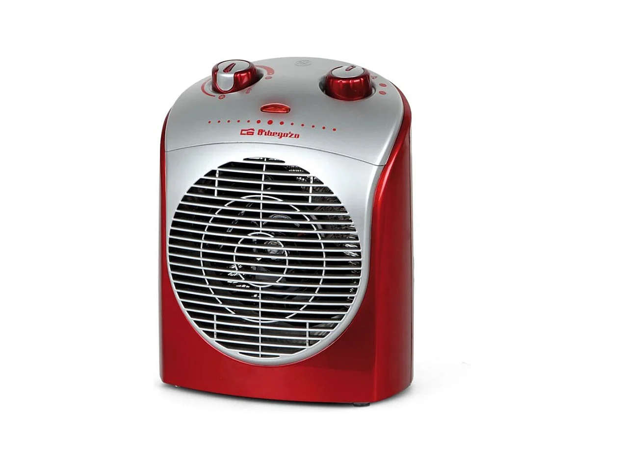 Calefactor cerámico Orbegozo FH5026 2200W 2 velocidades rojo