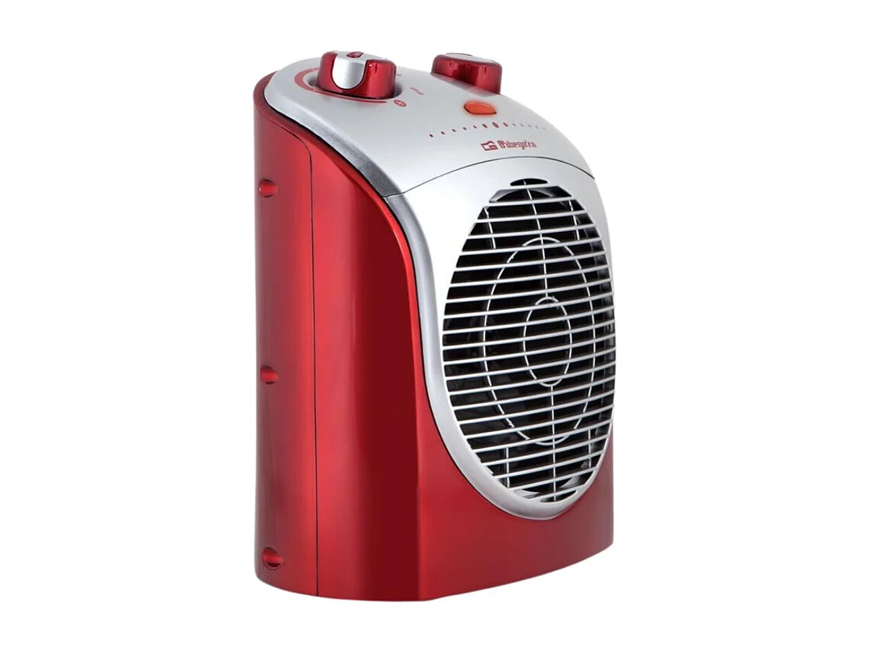 Calefactor cerámico Orbegozo FH5026 2200W 2 velocidades rojo