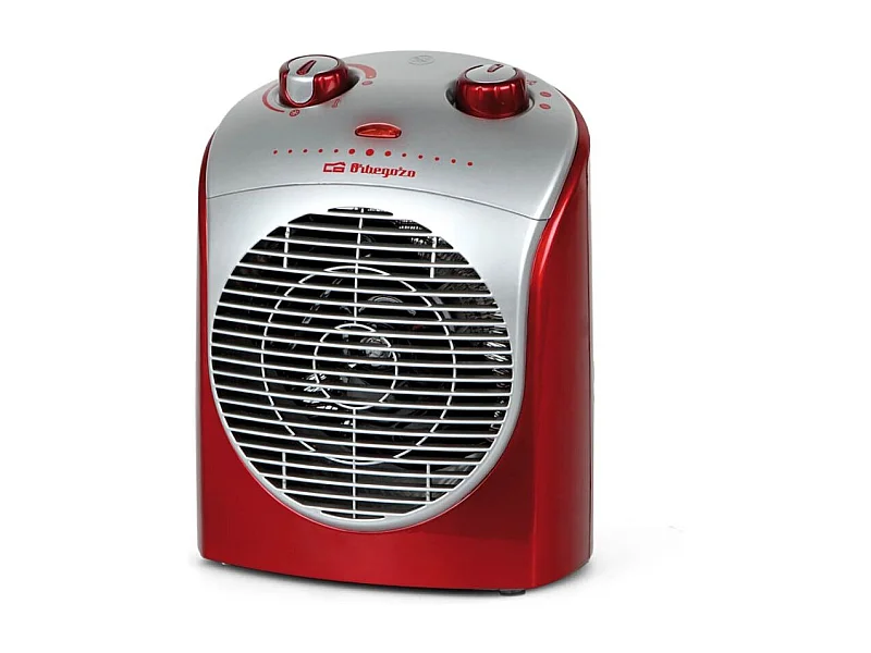 Calefactor cerámico Orbegozo FH5026 2200W 2 velocidades rojo