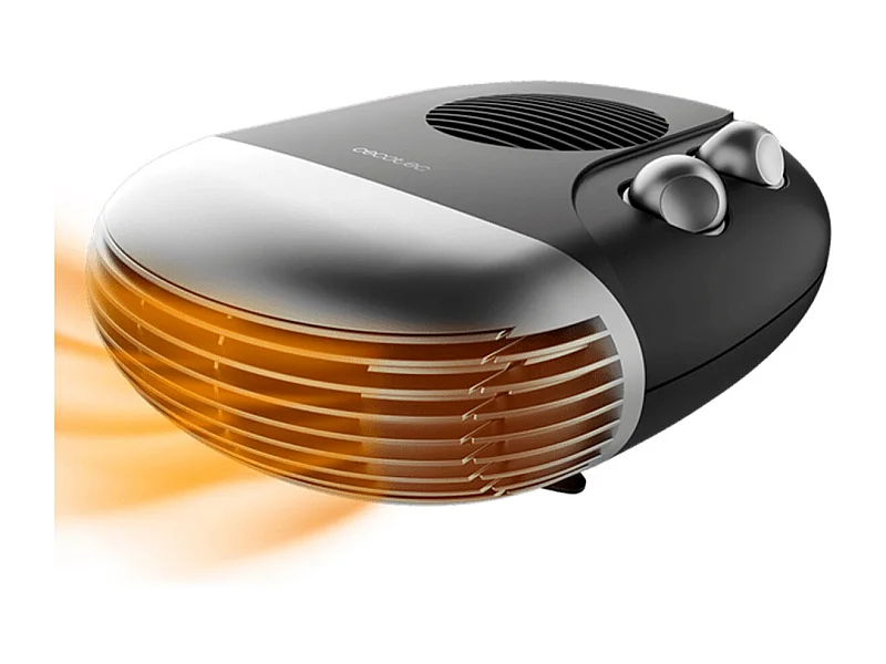 Calefactor ventilador Cecotec ReadyWarm 2000 Max Horizon Black 2000W diseño horizontal negro