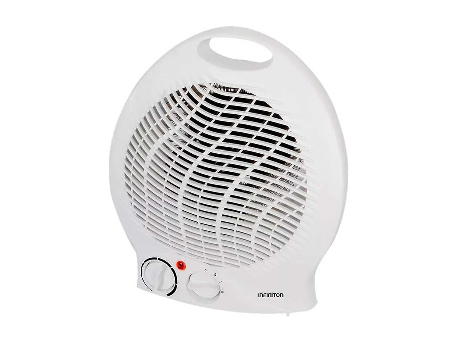 Calefactor ventilador Infiniton HBS-200C 2000W termostato mecánico 3 niveles blanco