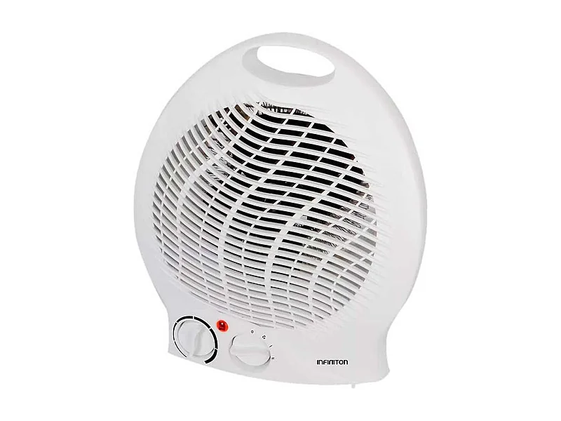Calefactor ventilador Infiniton HBS-200C 2000W termostato mecánico 3 niveles blanco