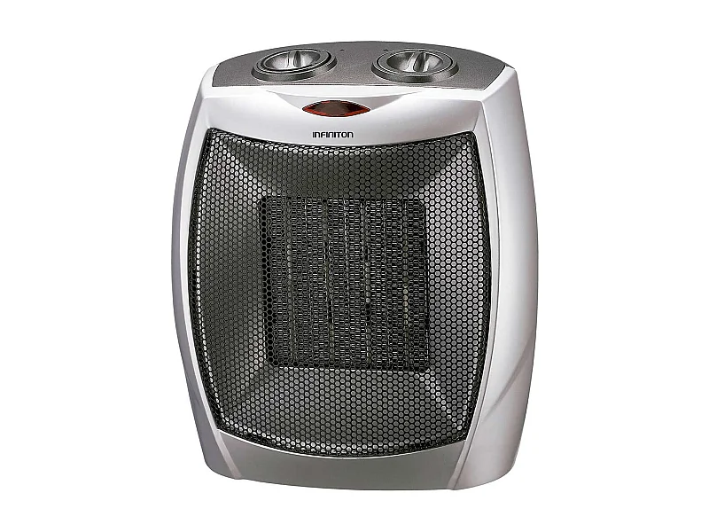 Calefactor ventilador Infiniton HPTC-902C 1500W termostato regulable gris