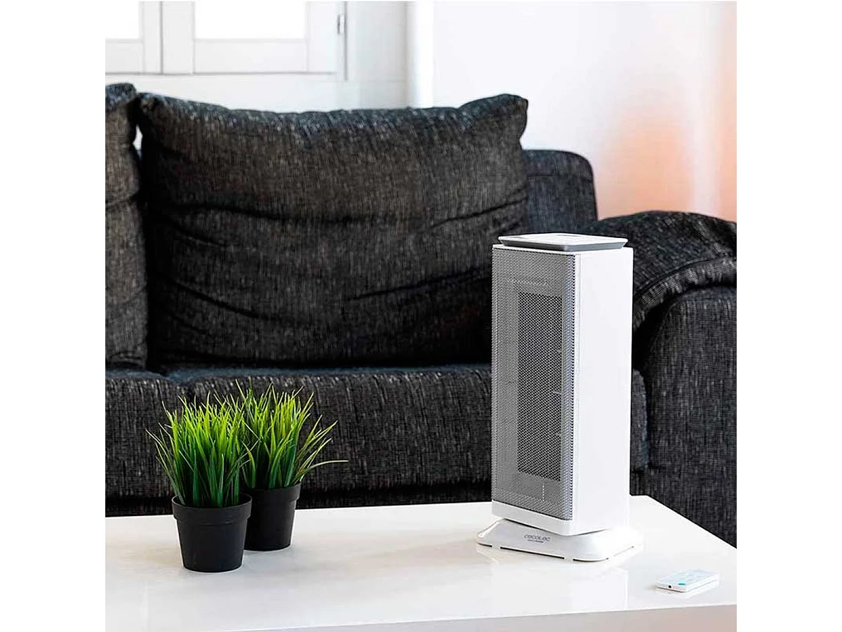 Calefactor cerámico Ready Warm 6400 Ceramic Sky Smart Cecotec 2000W oscilante  blanco