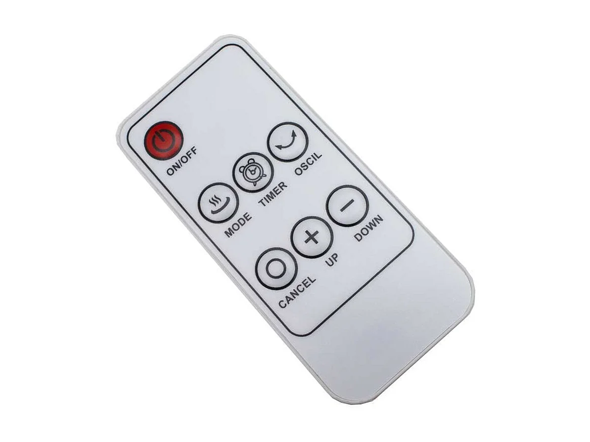 Termoventilador Lume Helios Home 2000W con temporizador y mando blanco