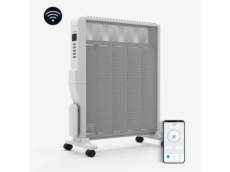 Radiador de mica Formosa 4020 Universal Blue 2000W WiFi control por voz blanco