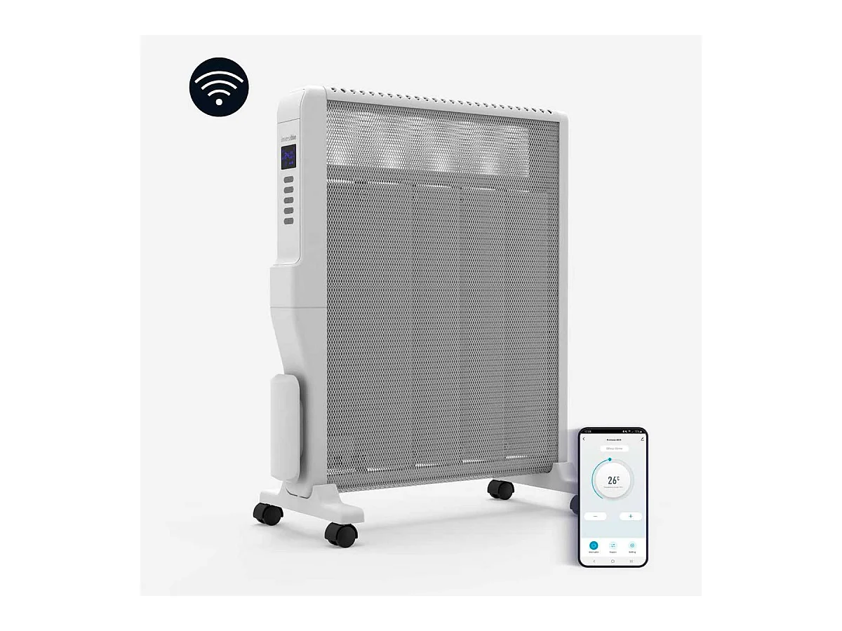 Radiador de mica Formosa 4020 Universal Blue 2000W WiFi control por voz blanco