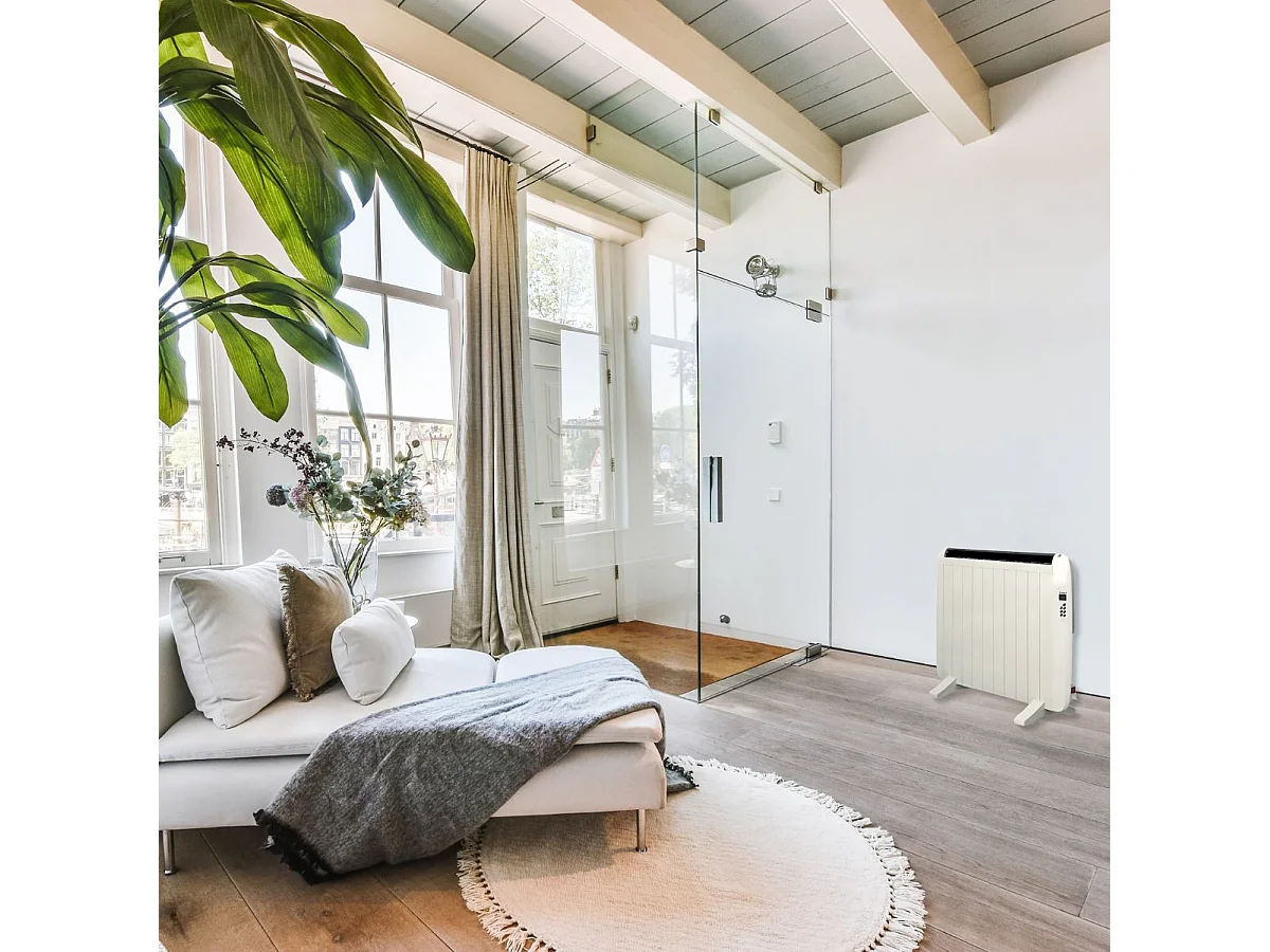 Emisor termoeléctrico Kawair KWEMI15RB 1500W con mando a distancia blanco