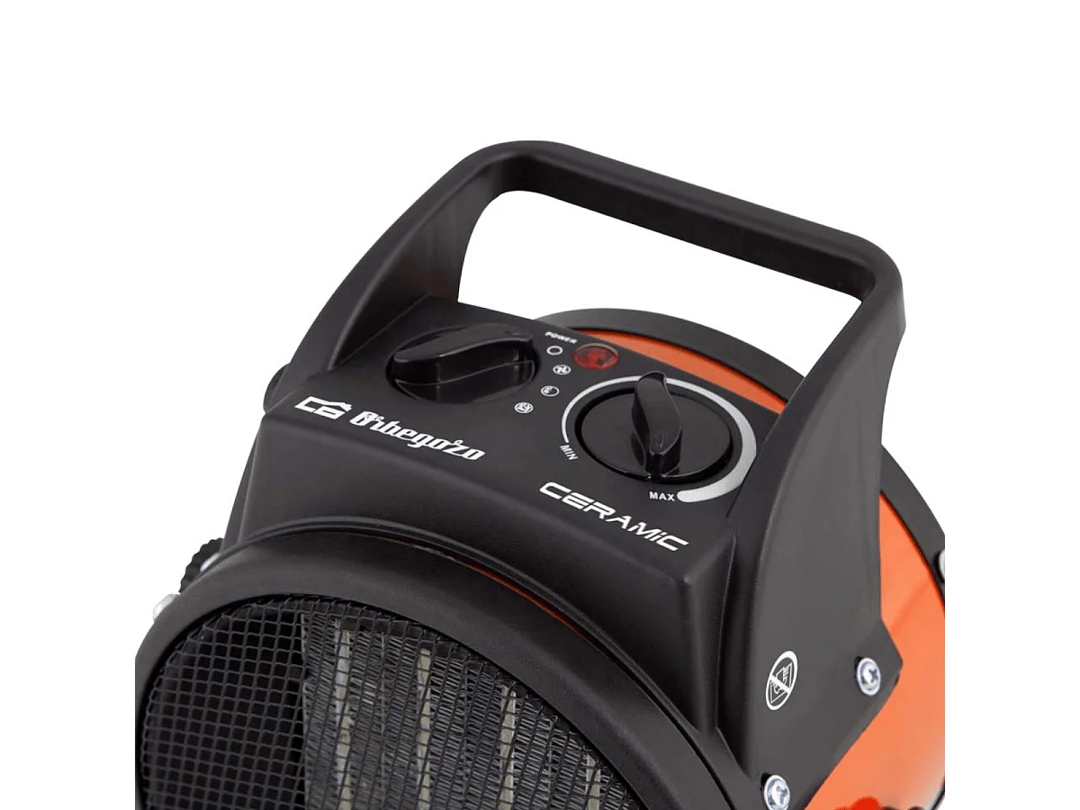Calefactor cerámico Orbegozo FHR2040 2000W temperatura regulable naranja