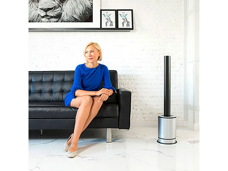 Ventilador/calefactor/purificador TotalPure 3 in 1 Vision Cecotec 2000W con temporizador/mando inox