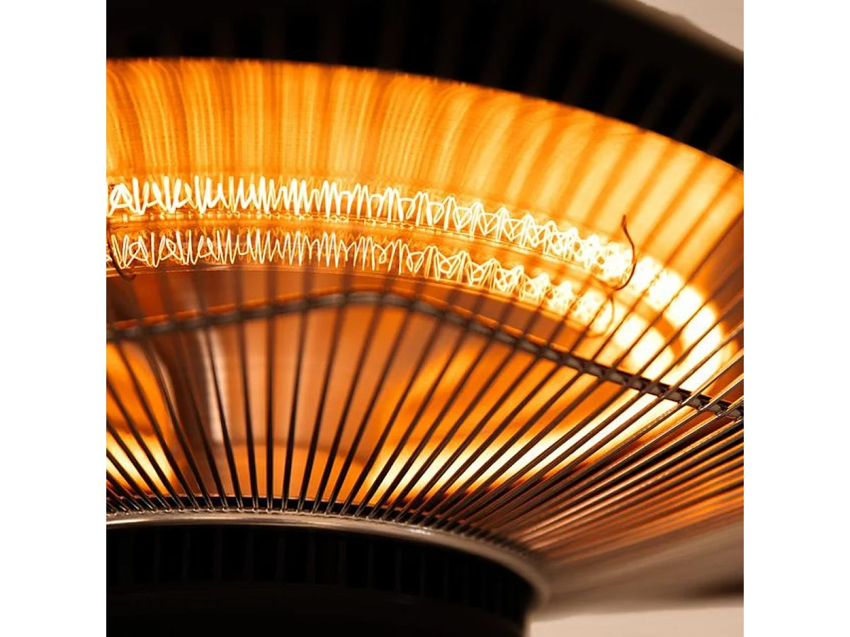 Calefactor de exterior Cecotec ReadyWarm 2000 Power Ceiling 2000W 3 potencias negro