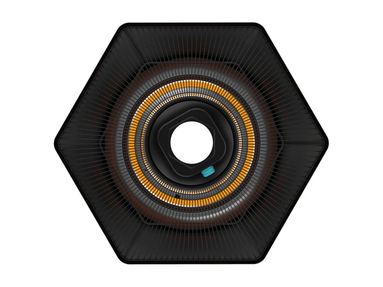 Calefactor de exterior Cecotec ReadyWarm 2000 Power Ceiling 2000W 3 potencias negro