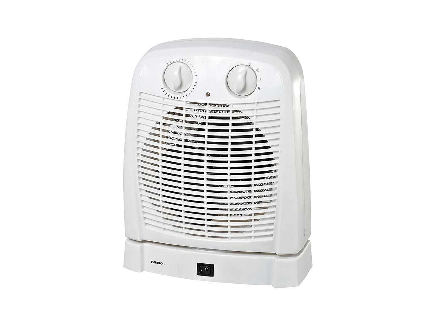 Calefactor oscilador HBR-R350 Infiniton 2000W 2 niveles de potencia blanco