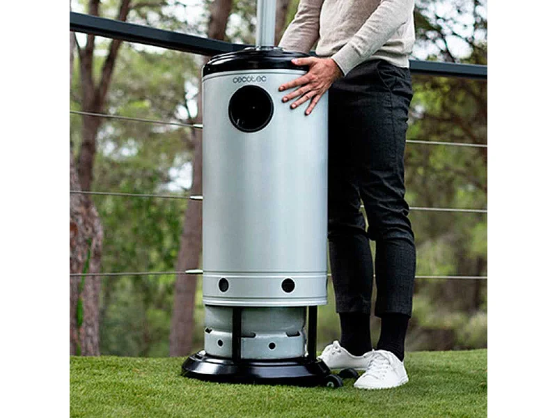 Calefactor exterior Ready Warm 8800 Outdoor Microclimate Cecotec 14000W inox