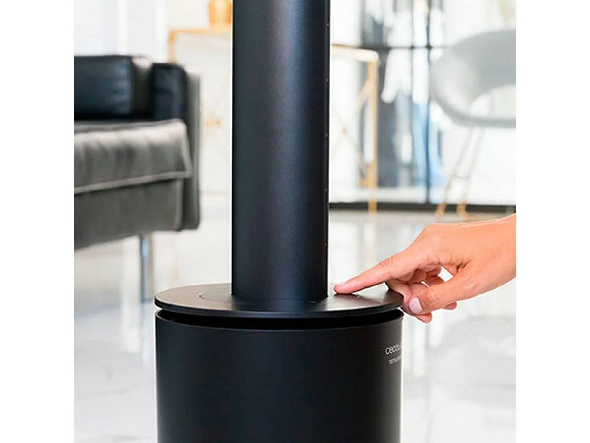Ventilador/calefactor/purificador TotalPure 3 in 1 Connected Max Cecotec 2000W control vía App negro