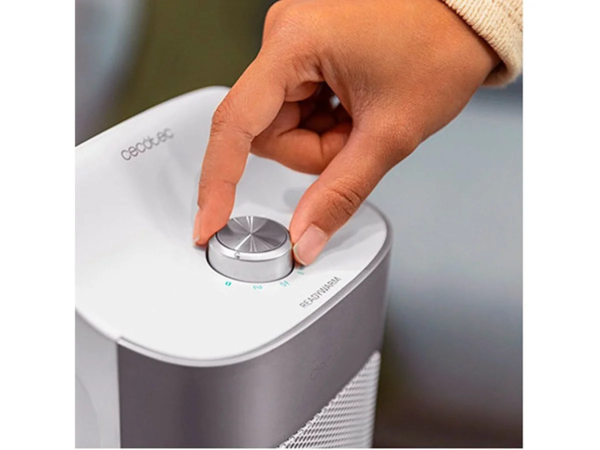 Calefactor cerámico Ready Warm 6700 Ceramic Sky Cecotec 2000W oscilante blanco