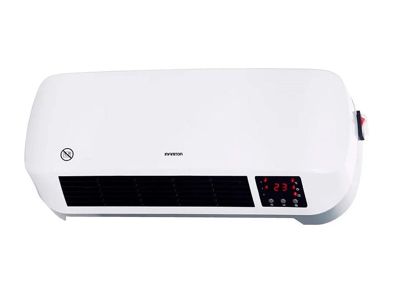 Calefactor cerámico de pared Infiniton HCW-4505 eléctrico 2000W temporizador con mando a distancia