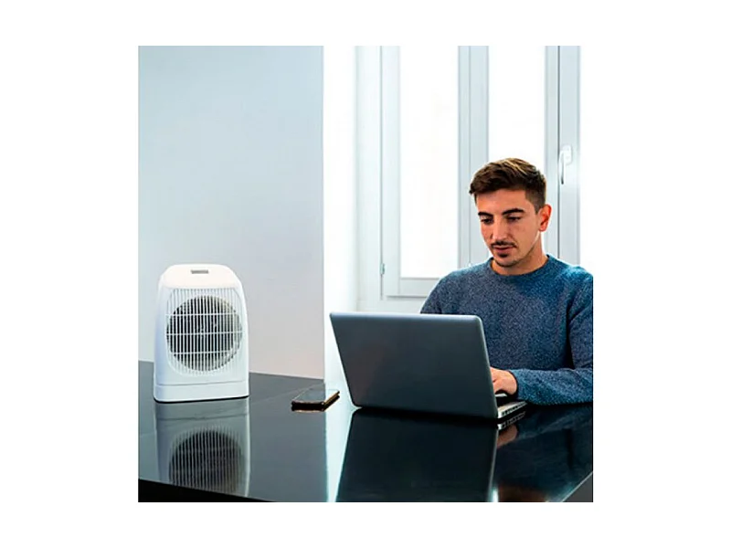 Termoventilador oscilante Ready Warm 9870 Smart Rotate Cecotec 2000W pantalla LCD blanco