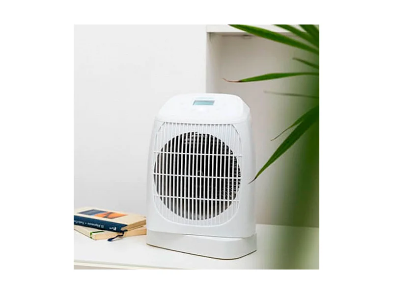 Termoventilador oscilante Ready Warm 9870 Smart Rotate Cecotec 2000W pantalla LCD blanco