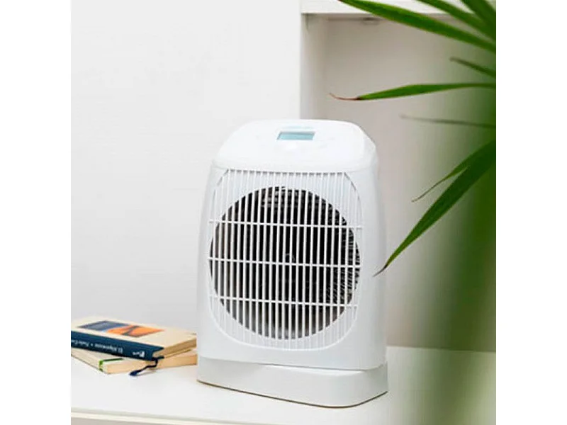Termoventilador oscilante Ready Warm 9870 Smart Rotate Cecotec 2000W pantalla LCD blanco