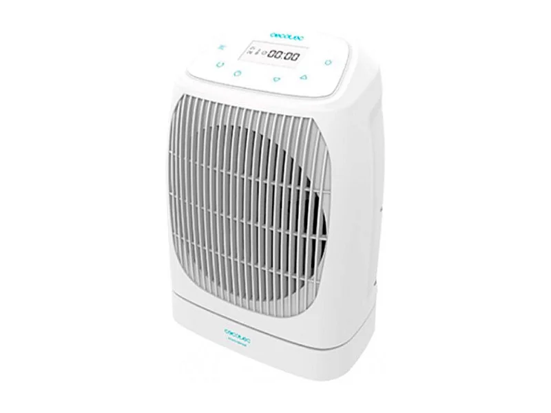 Termoventilador oscilante Ready Warm 9870 Smart Rotate Cecotec 2000W pantalla LCD blanco