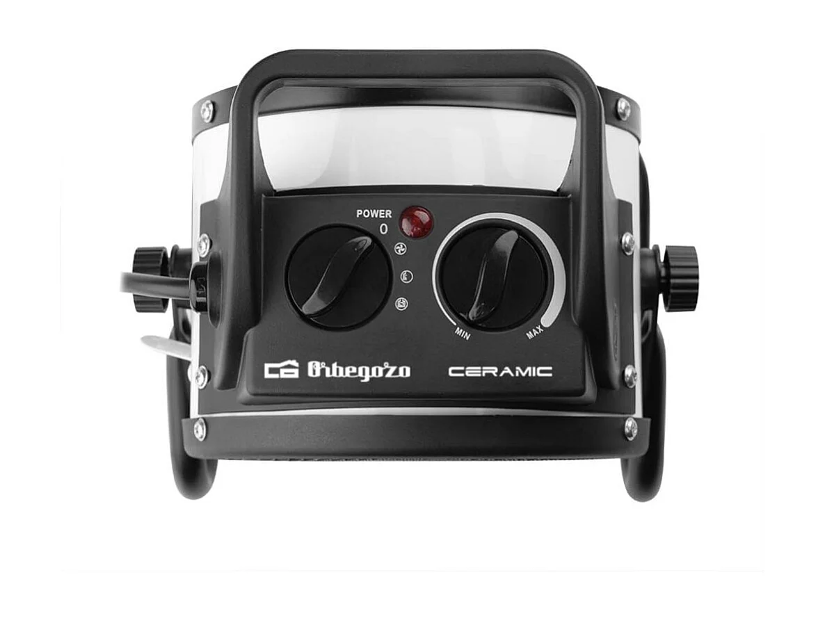 Calefactor cerámico Orbegozo FHR2045 2000W 2 potencias blanco/negro