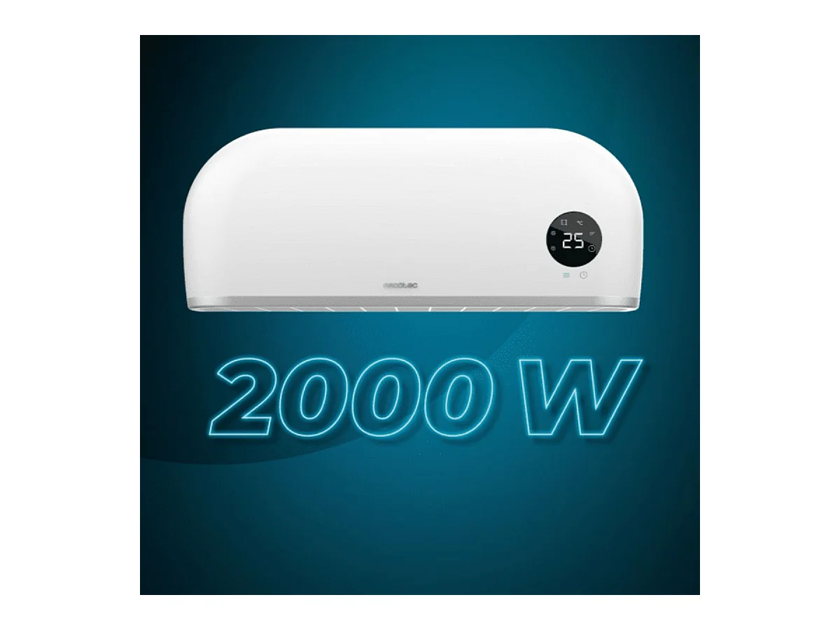 Calefactor mural Cecotec ReadyWarm 2000 Max Box Ceramic Connected 2000W WiFi blanco