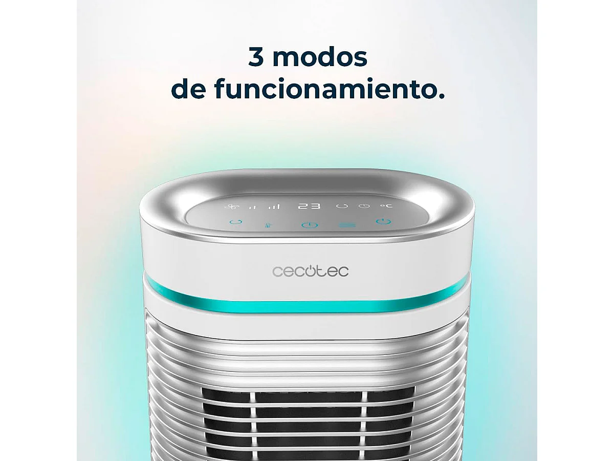 Calefactor cerámico Cecotec ReadyWarm 1550 Max Ceramic Rotate Smart 1500W oscilante blanco