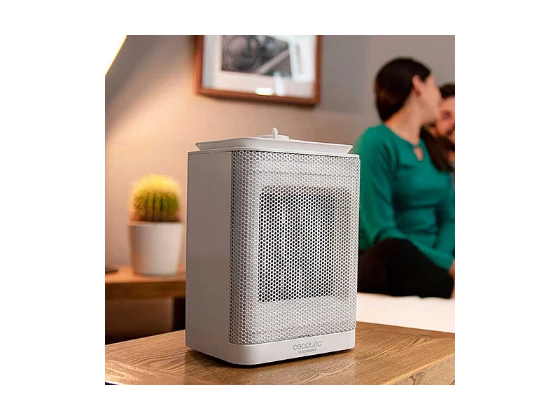 Calefactor cerámico oscilante Ready Warm 6150 Ceramic Rotate Style Cecotec 1500W 30dB blanco