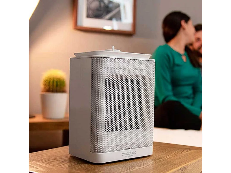 Calefactor cerámico oscilante Ready Warm 6150 Ceramic Rotate Style Cecotec 1500W 30dB blanco