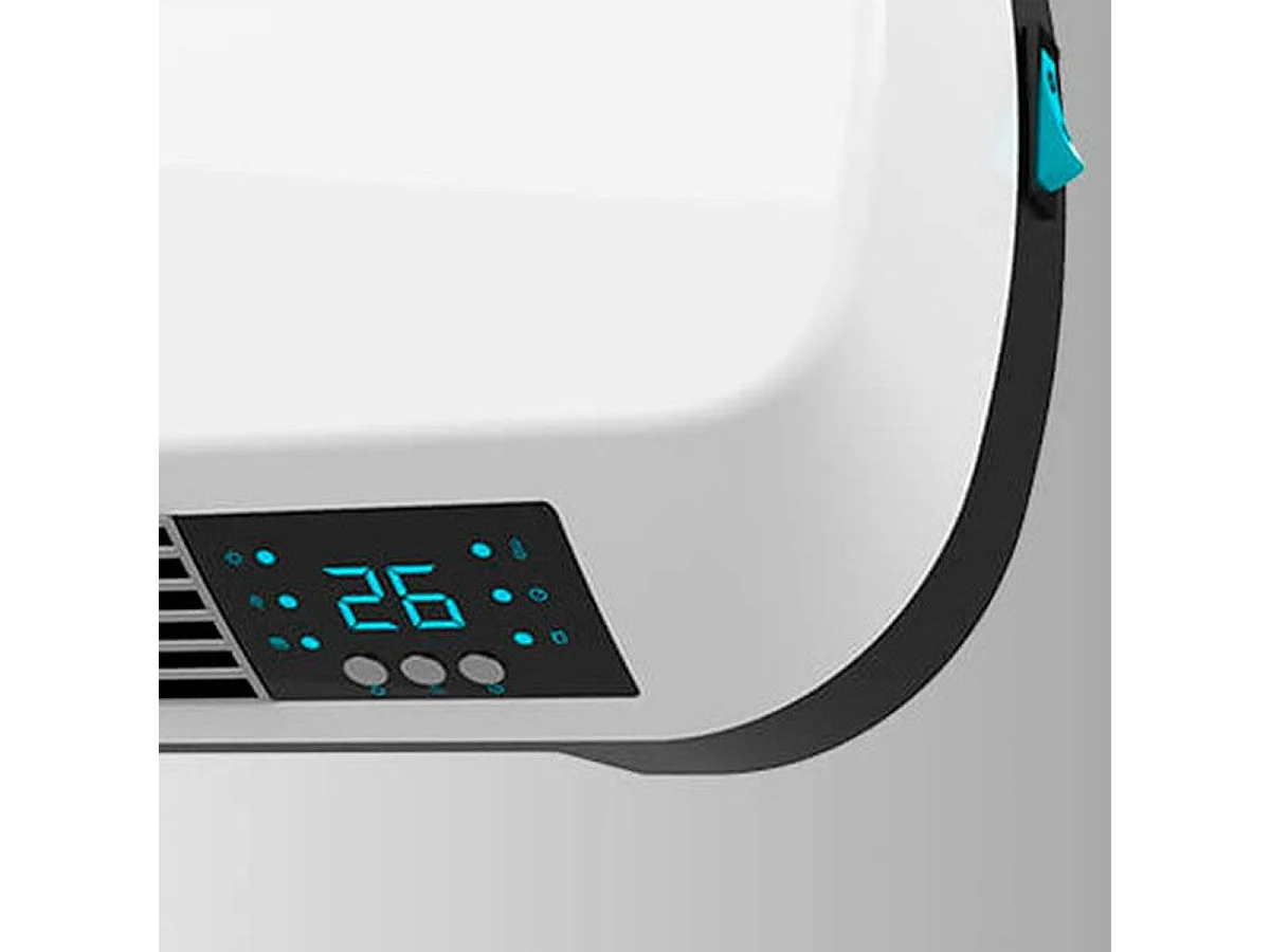 Calefactor cerámico de pared Ready Warm 5200 Box Ceramic Cecotec 2000W con mando blanco