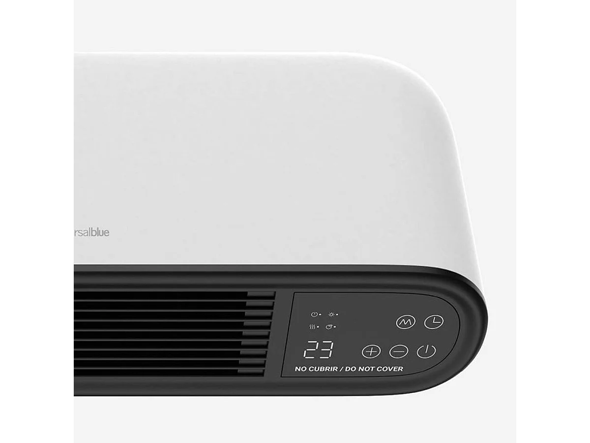 Split calefactor de baño Cayo Largo 4020W Universal Blue con mando 2000W blanco