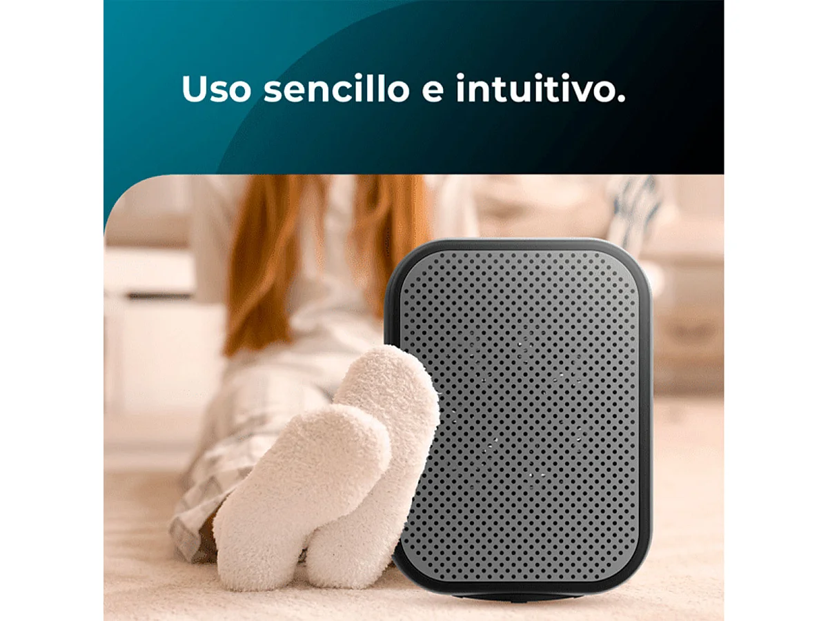 Calefactor cerámico Cecotec ReadyWarm 1500 Max Ceramic 1500W negro