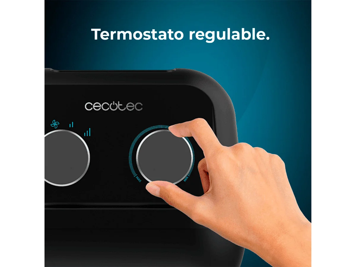 Calefactor cerámico Cecotec ReadyWarm 1500 Max Ceramic 1500W negro