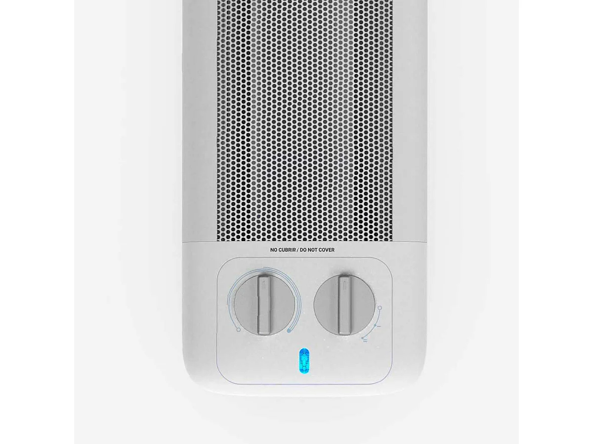 Calefactor de mica Inka 4020 Universal Blue 1500W diseño horizontal blanco