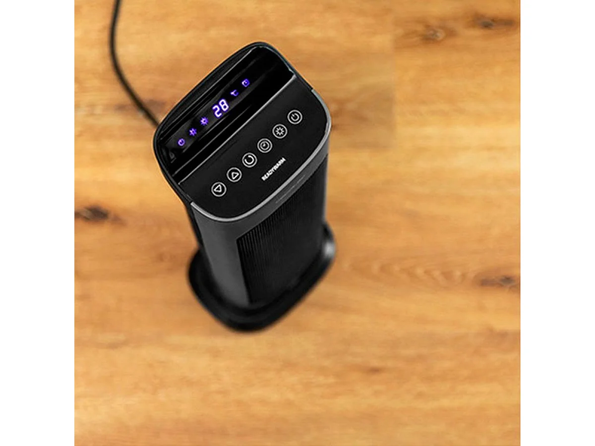 Calefactor cerámico Ready Warm 6800 Ceramic Sky Smart Cecotec 2000W oscilante con mando negro