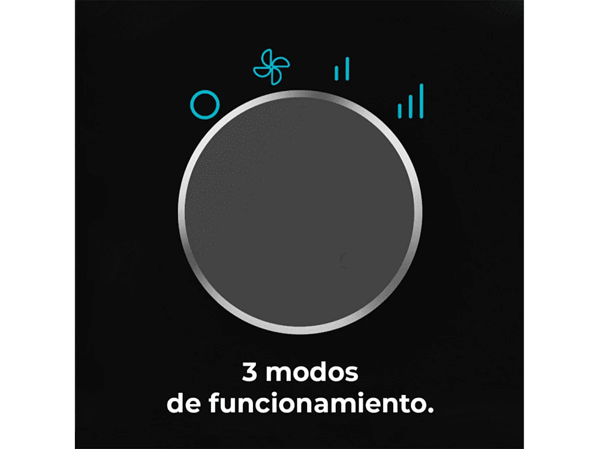 Calefactor cerámico Cecotec ReadyWarm 1500 Max Ceramic Design 1500W negro