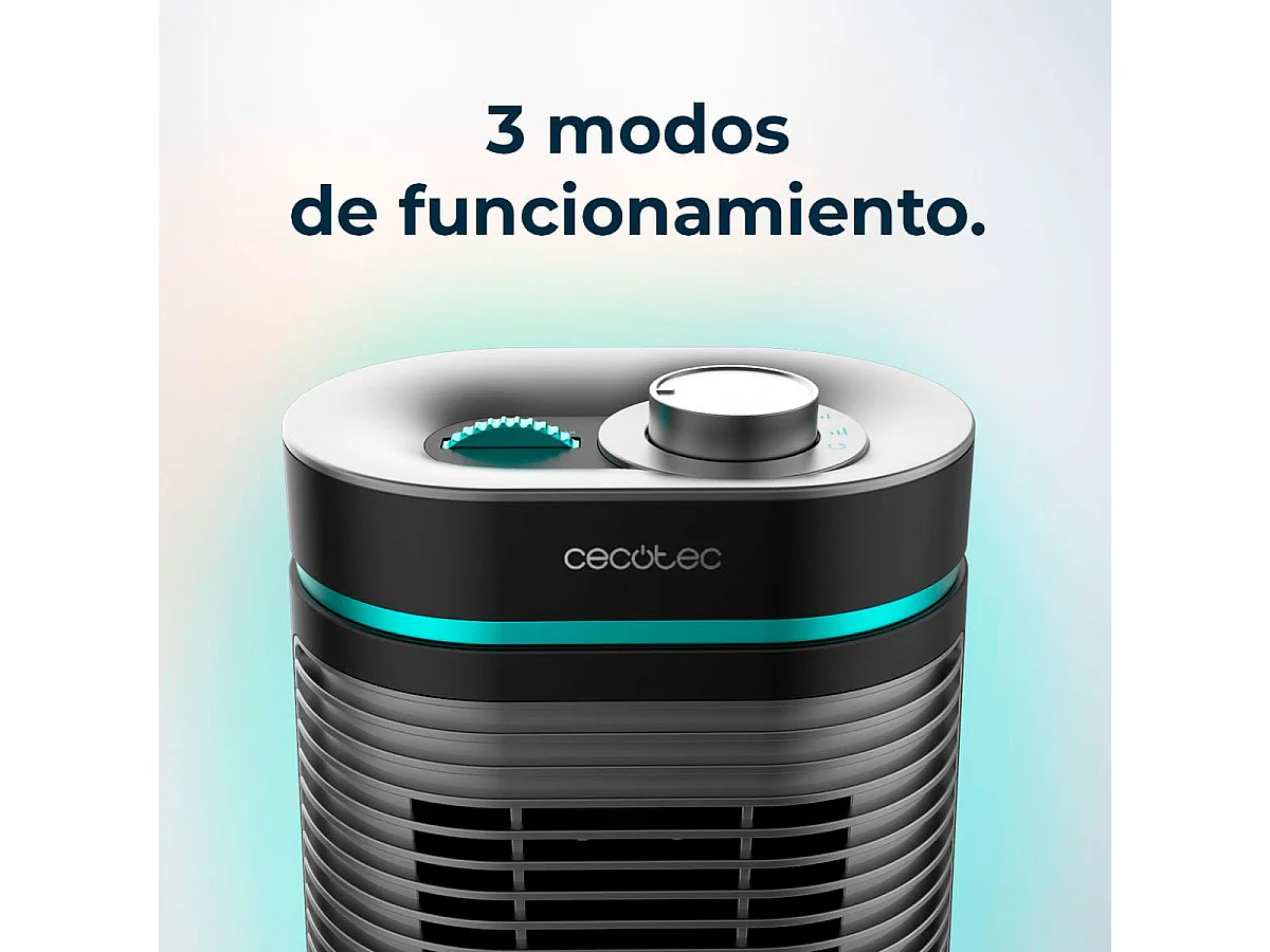 Calefactor cerámico Cecotec ReadyWarm 1550 Max Ceramic Rotate 1500W oscilante negro