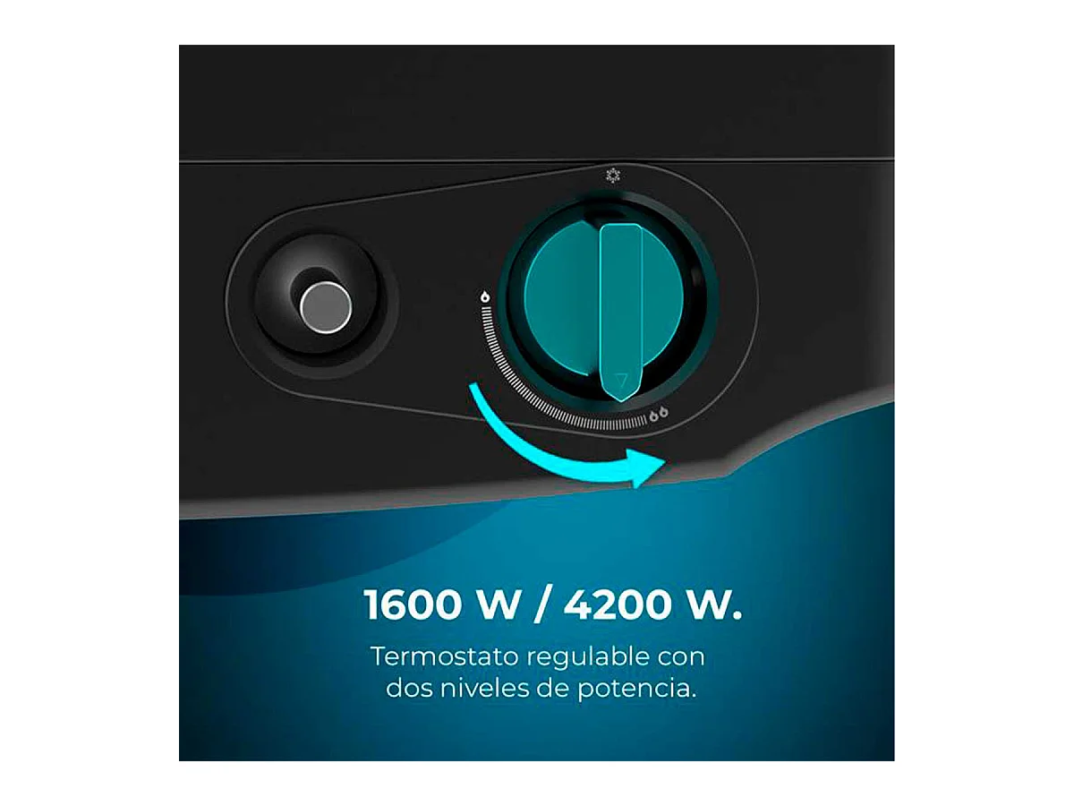 Estufa catalítica Cecotec ReadyWarm 4200 BlueFlame Foldable 4200W llama azul negro