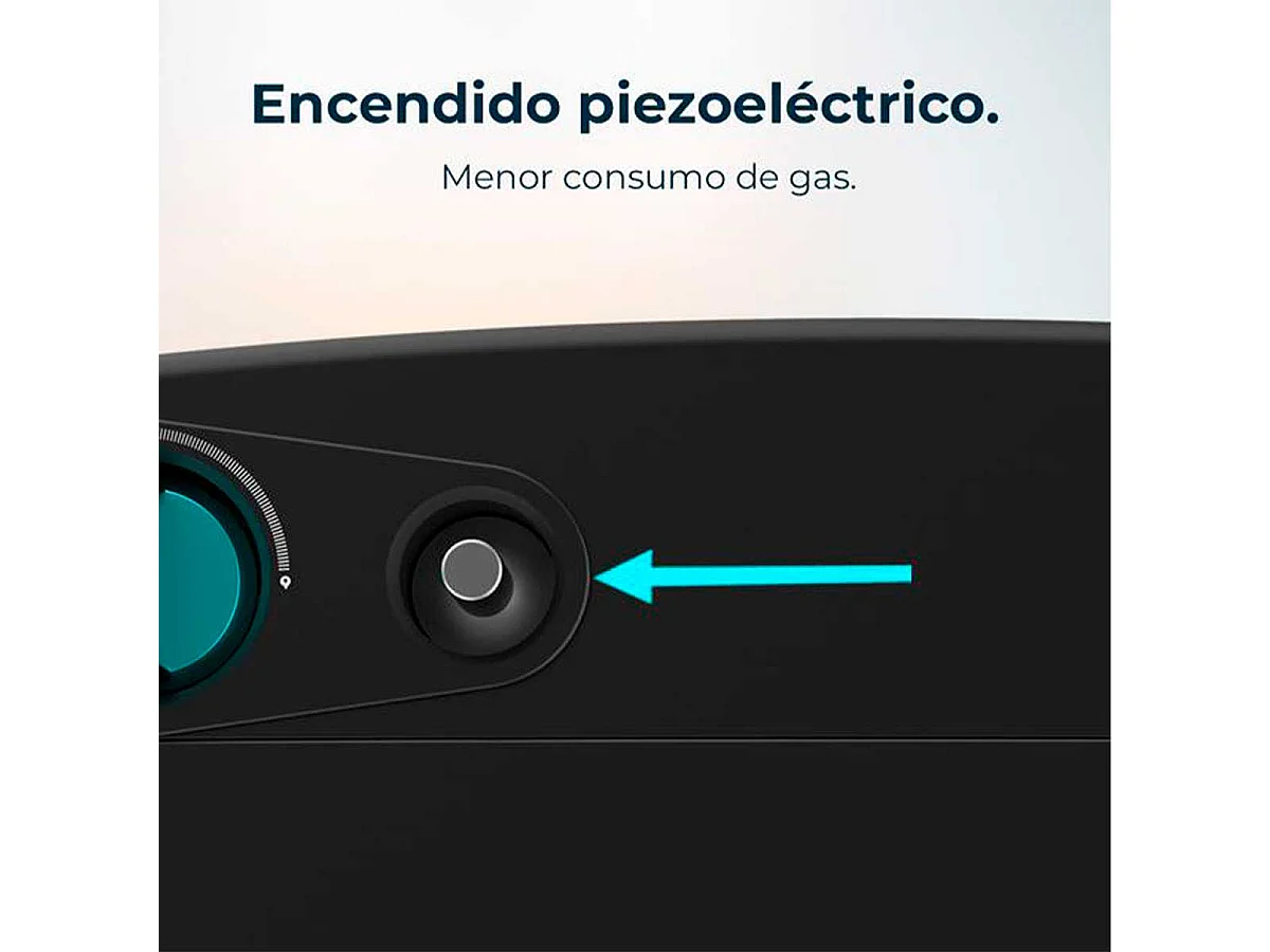 Estufa catalítica Cecotec ReadyWarm 4200 BlueFlame Foldable 4200W llama azul negro