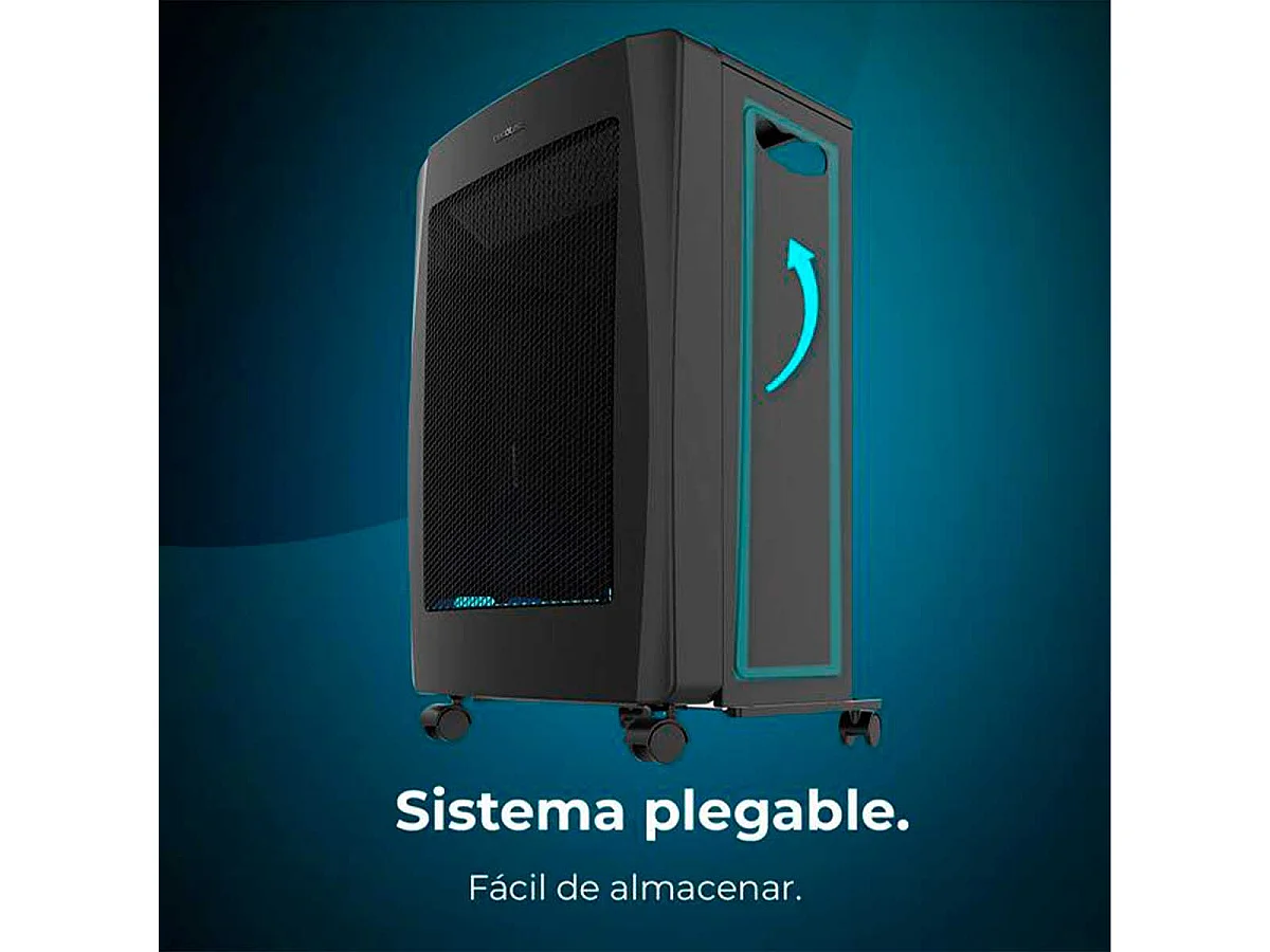 Estufa catalítica Cecotec ReadyWarm 4200 BlueFlame Foldable 4200W llama azul negro