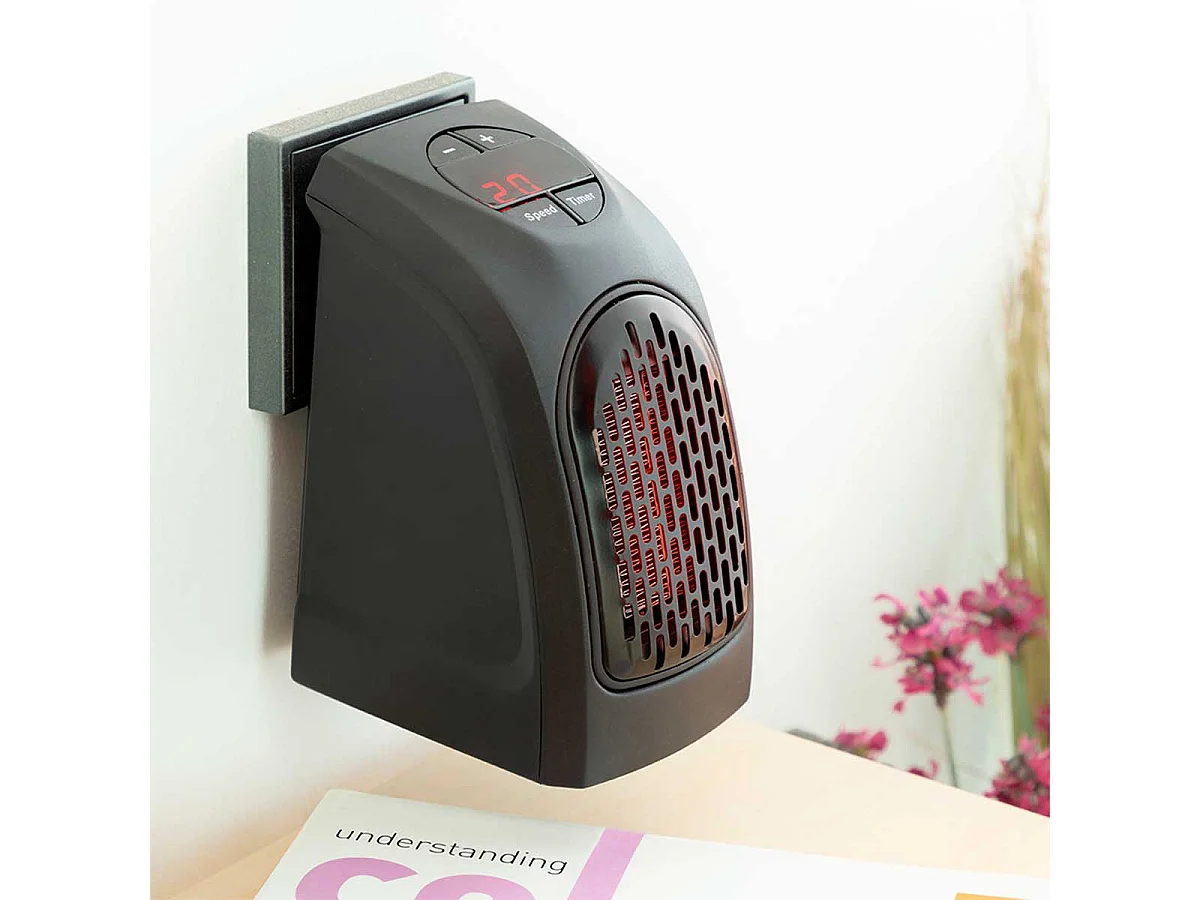 Calefactor cerámico enchufable Innovagoods V0101227 400W display LED negro