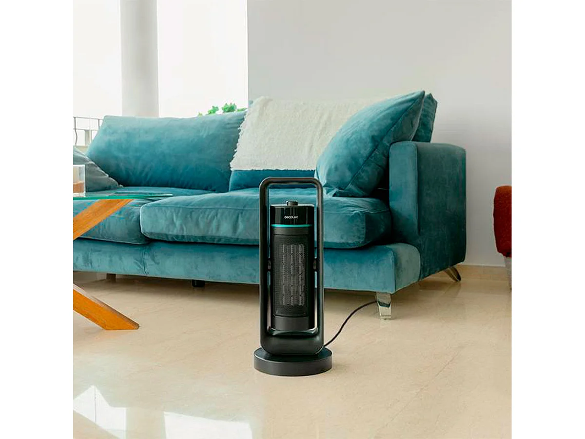 Calefactor cerámico Cecotec ReadyWarm 2000 Max Ceramic Rotate Design 2000W oscilante negro